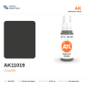 AK Interactive AK11019 – Peinture Acrylique Graphite – 17 ml