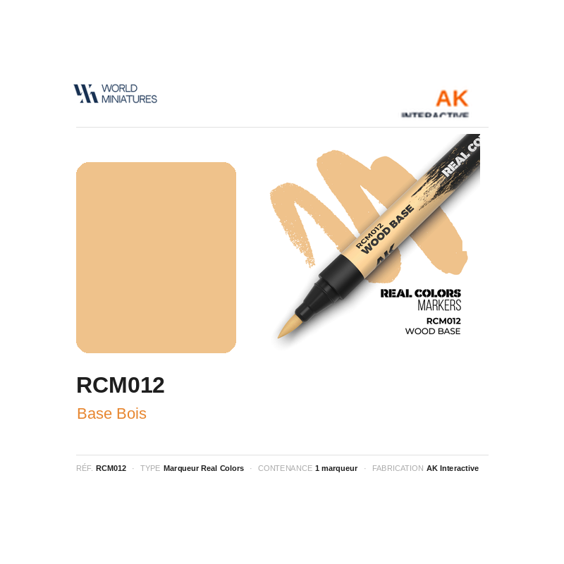 AK Interactive RCM012 Base Bois