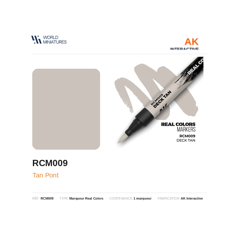 AK Interactive RCM009 Tan Pont