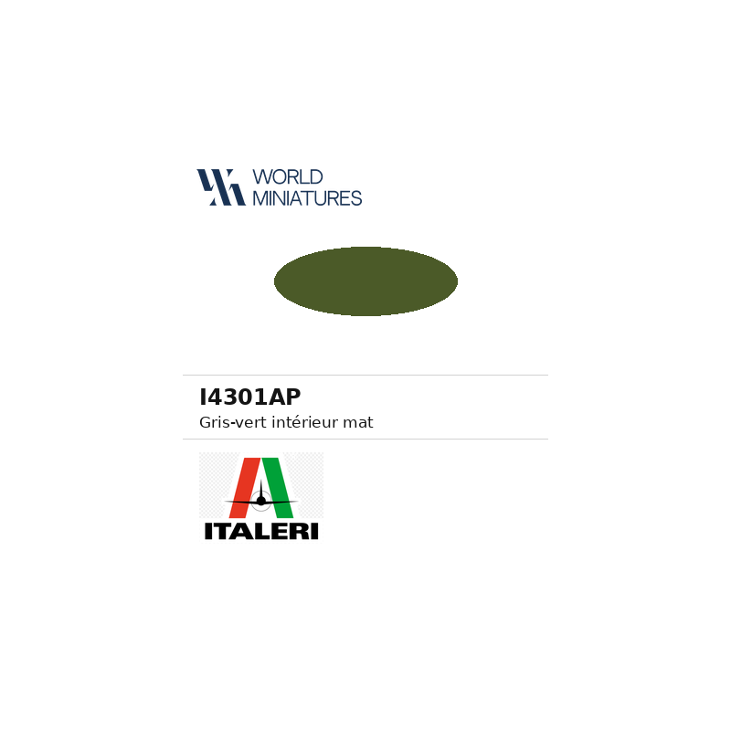 Italeri 4301AP - Peinture acrylique Vert gris (20 ml)