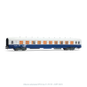 Jouef HJ4216 voiture de cantonnement DEV AO SNCF bleue et blanche HO 1/87 ép. IV-V, à réserver
