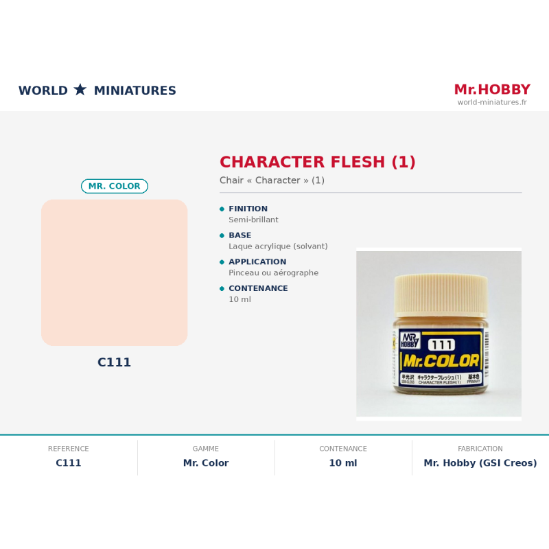 Hobby/Gunze C111 – Character Chair 1 (10 ml)