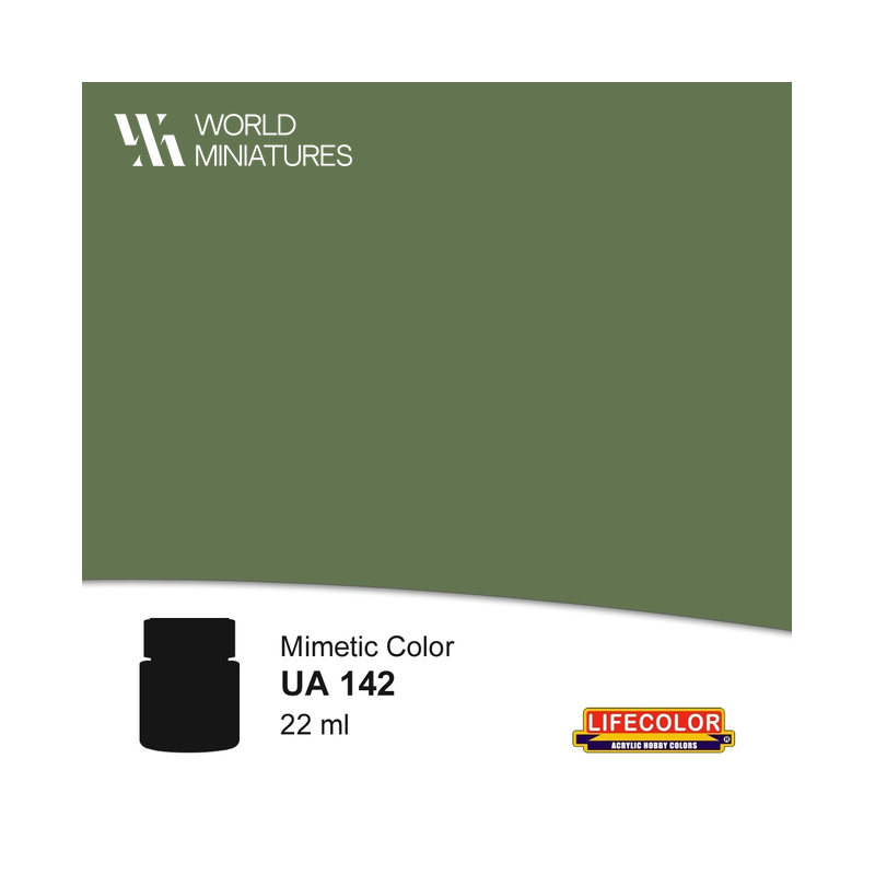 Lifecolor UA142 – Peinture acrylique Kaki français FS 34096 – 22 ml