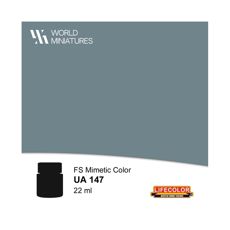 Lifecolor UA147 – Peinture acrylique Gris bleu mat FS 35189 – 22 ml