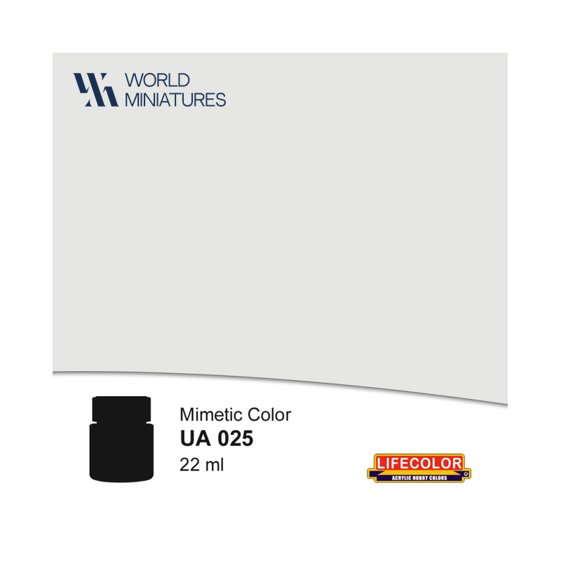 Lifecolor UA025 – Peinture acrylique Gris mouette clair FS 36440 – 22 ml