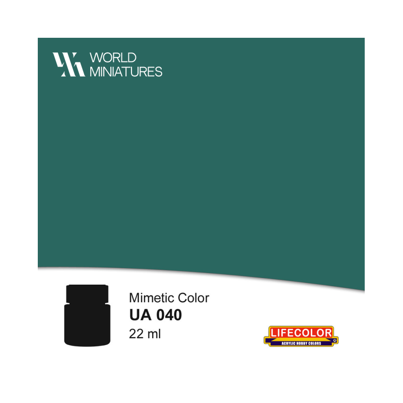 Lifecolor UA040 – Peinture acrylique Bleu PBY Catalina – 22 ml