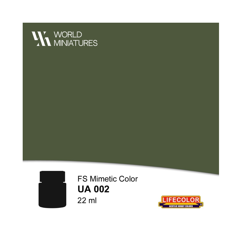 Lifecolor UA002 – Peinture acrylique Vert moyen FS 34102 – 22 ml