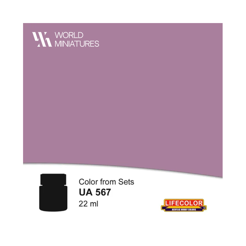 Lifecolor UA567 – Peinture acrylique Mauve allemand – 22 ml