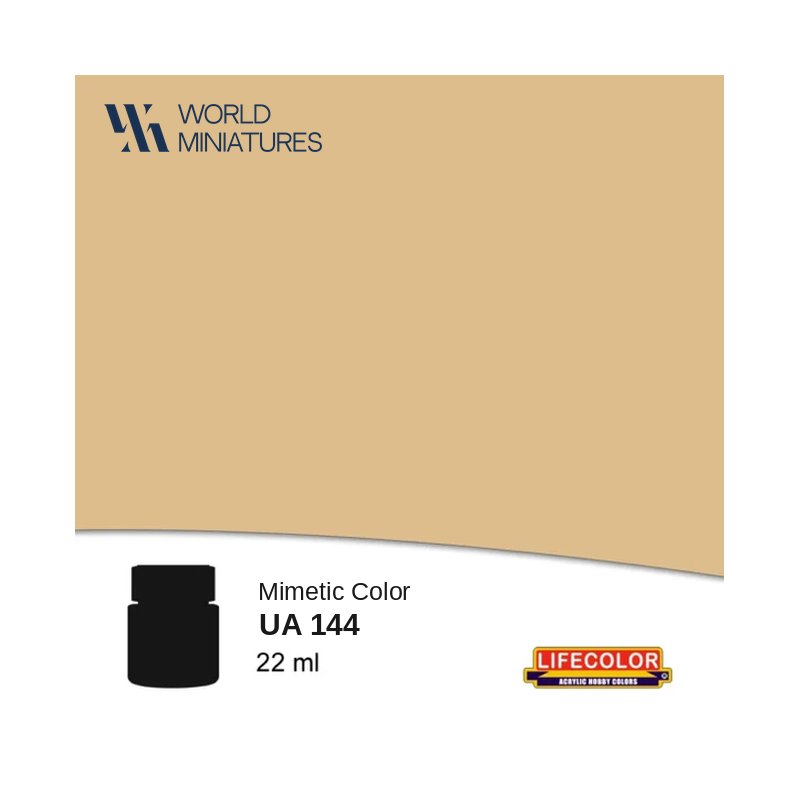 Lifecolor UA144 – Peinture acrylique Chamois – 22 ml