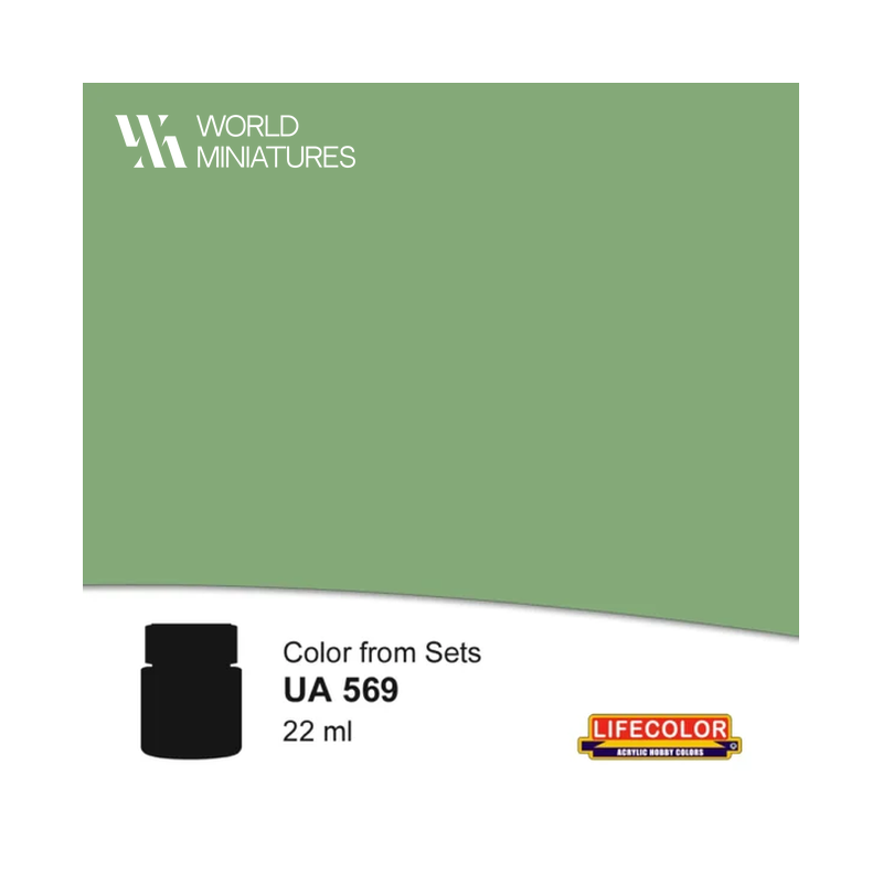 Lifecolor UA569 – Peinture acrylique Vert clair allemand – 22 ml