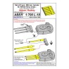 Aber S 1:700 L-018 – Fûts de canons 406 mm Nelson / Rodney – Laiton tourné