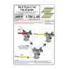 Aber S 1:700 L-040 – Fûts de canons 3,7 cm Flak 42 Kriegsmarine – Laiton tourné