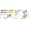 Aber S 1:350 L-014 – Canons Sflak 105 mm SK C/33 NT pour navires allemands – Laiton tourné