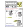 Aber S 1:350 L-016 – Canons 20 mm L/65 C/38 pour navires allemands – Laiton tourné