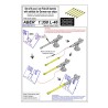 Aber S 1:350 L-046 – Canons Flak 28 avec boucliers pour la marine – Laiton tourné