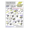 Aber S 1:350 L-054 – Jeu de canons pour destroyers allemands – Laiton tourné