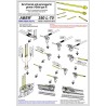 Aber S 1:350 L-070 – Canons et périscopes pour U-Boot allemand – Laiton tourné