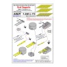 Aber S 1:350 L-073 – Canons pour porte-avions allemands – Laiton tourné