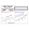 Aber S 1:350-01 – Balustrades de navires (garde-corps) – Photodécoupe