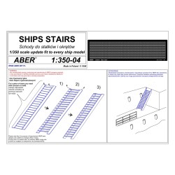 Aber S 1:350-04 – Échelles pour navires (verticales et inclinées) – Photodécoupe