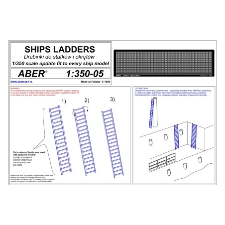 Aber S 1:350-05 – Échelles pour navires (Type 2) – Photodécoupe