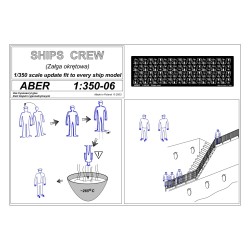 Aber S 1:350-06 – Équipage pour navires (marins et officiers) – Photodécoupe