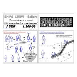 Aber S 1:200-09 – Équipage de navire (Marins) – Photodécoupe