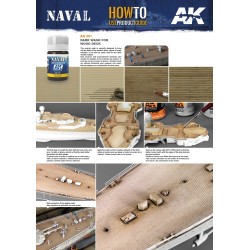 AK Interactive AK301 – Lavis Foncé Pour Ponts en Bois 35 ml – Enamel