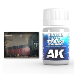 AK Interactive AK306 – Lavis Traces de Sel Pour Navires 35 ml – Enamel