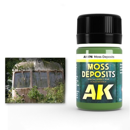 AK Interactive AK676 – Lavis Émail Dépôts de Mousse 35 ml – Enamel