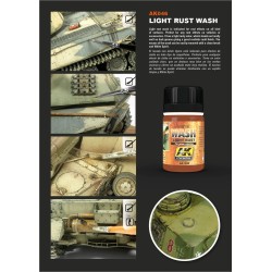 AK Interactive AK046 – Lavis Rouille Claire 35 ml – Enamel