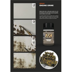 AK Interactive AK082 – Peinture Enamel Saleté moteur 35 ml – Enamel