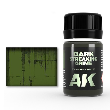 AK Interactive AK024 – Lavis Enamel "Traces de saleté foncée" 35 ml – Enamel