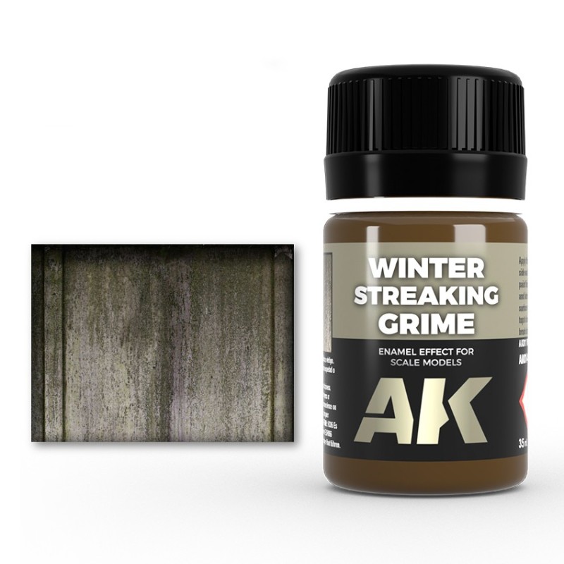 AK Interactive AK014 – Lavis Enamel "Traces de saleté hivernale" 35 ml – Enamel