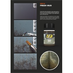AK Interactive AK016 – Lavis Enamel "Boue fraîche" 35 ml – Enamel