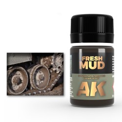 AK Interactive AK016 – Lavis Enamel "Boue fraîche" 35 ml – Enamel