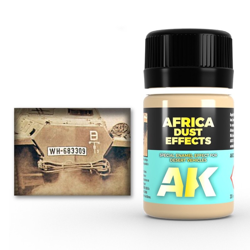 AK Interactive AK022 – Lavis Enamel "Poussière d'Afrique" 35 ml – Enamel