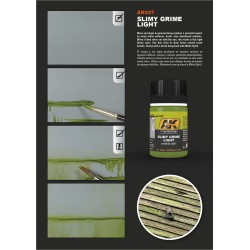 AK Interactive AK027 – Lavis Enamel "Saleté visqueuse claire" 35 ml – Enamel