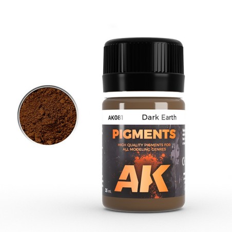 AK Interactive AK081 – Pigments Terre Foncée – 35 ml