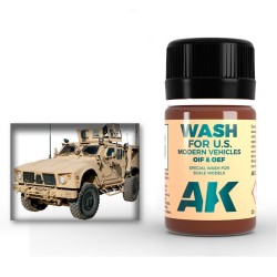 AK Interactive AK121 – Lavis Enamel OIF & OEF – Véhicules US 35 ml – Enamel