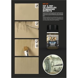AK Interactive AK123 – Traces Enamel OIF & OEF – Véhicules US 35 ml – Enamel