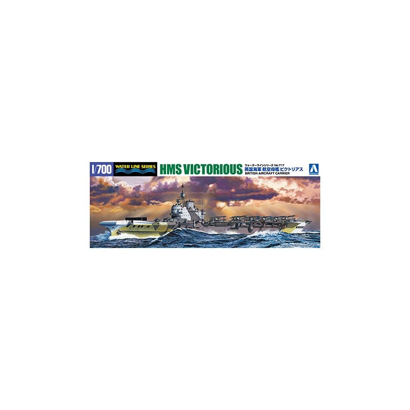 Aoshima	AO051061	H.M.S Porte-avions Britannique Victorious 1:700