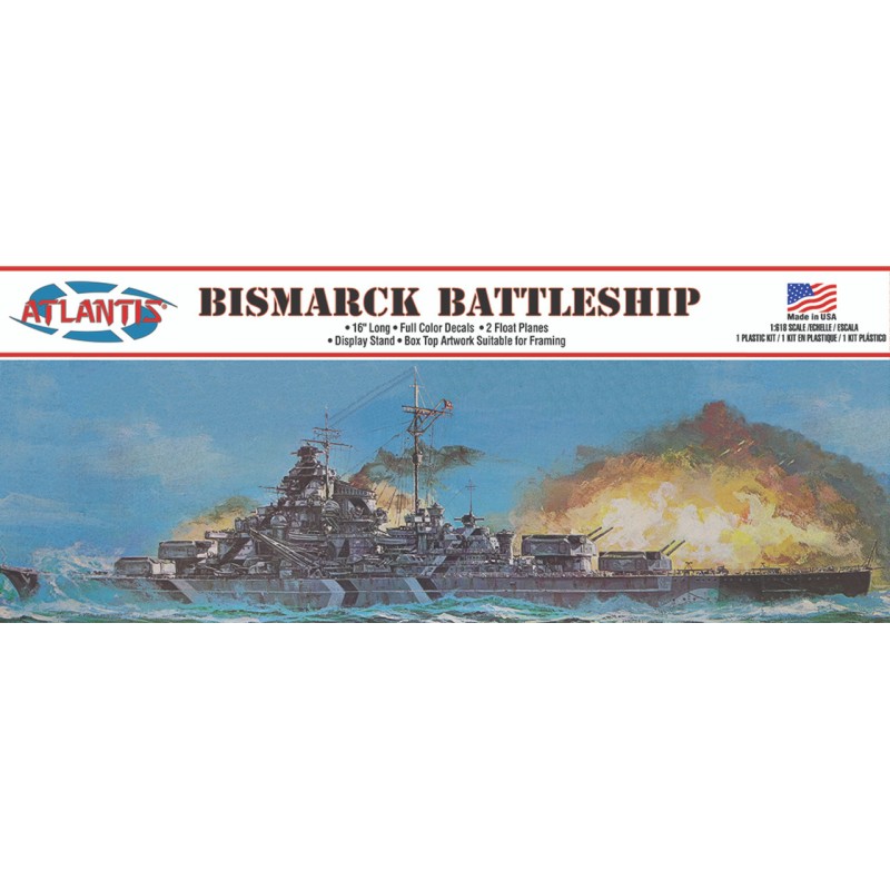 Atlantis M3008 Cuirasse Bismarck 1:618
