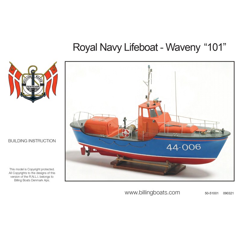 Billing Boat Bb0101 Canot de sauvetage de la Royal Navy 1:40