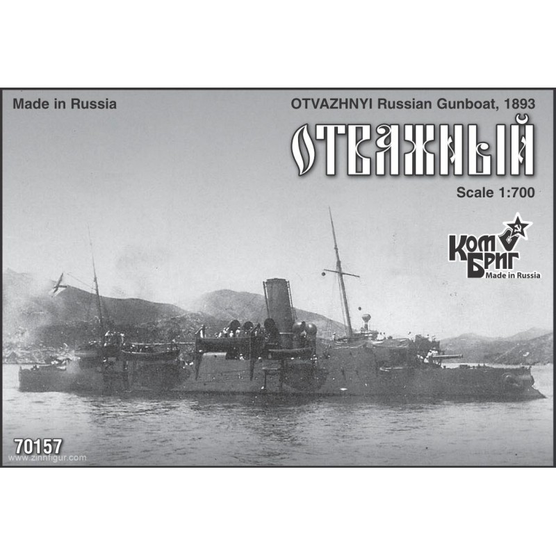 Combrig 70157 Russian Gunboat Otvazhnyj – 1893 1:700