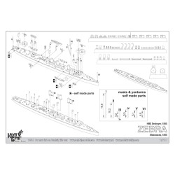 Combrig 70514 HMS Zebra A-Class Destroyer – 1900 1:700