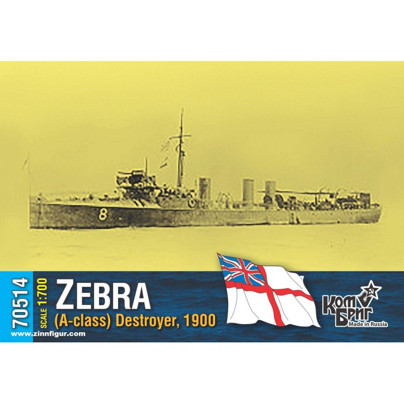 Combrig 70514 HMS Zebra A-Class Destroyer – 1900 1:700