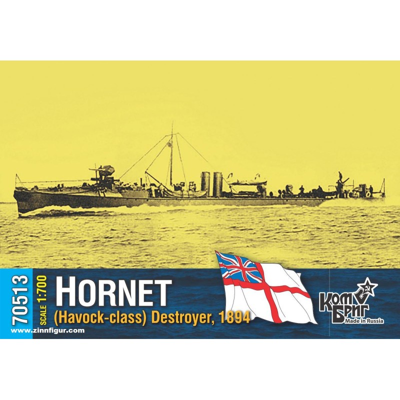 Combrig 70513 HMS Hornet - Havock-Class Destroyer – 1894 1:700