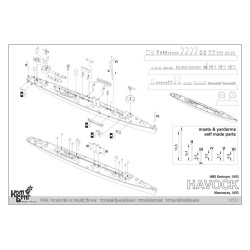 Combrig 70509 HMS Havock Destroyer – 1894 1:700