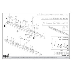 Combrig 70504 HMS Hunter Handy-Class Destroyer – 1895 1:700